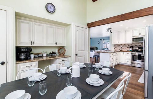 Ramona House | Nature Getaway with Game Room, Fire pit & Hot tub