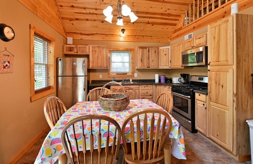 New Post Cabin | Nature's Sanctuary: The Loft Cabin at Blueberry Lake