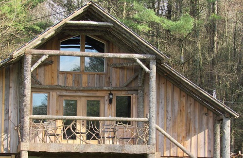 Laurel Bloomery Cabin | Near Damascus, Timber Framed 1800's Barn on Lovely Horse Farm , Custom Crafted