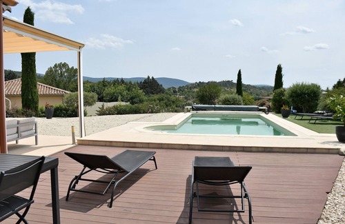 Lagorce Villa | Near Vallon: Villa with private swimming pool and pétanque court