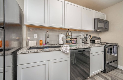 Wichita Apartment | Nearby Downtown Wichita W/Stacked W&D!