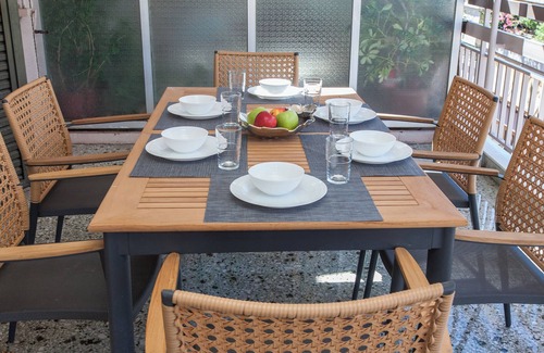 Kinosargous Apartment | Neos Kosmos Gem w Acropolis View Balcony
