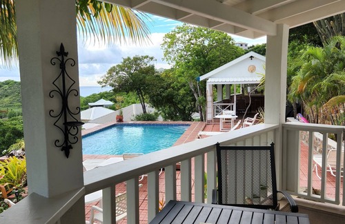 Valley Church Cottage | Nestled in the hills overlooking the Caribbean seas.
