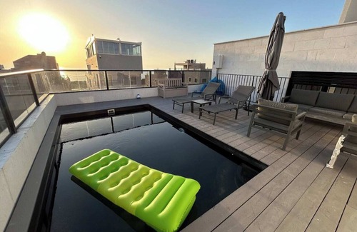 Netanya Apartment | Netanya View Double Suite with a private heated pool for a perfect getaway.