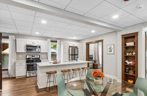 Ames Apartment | NEW! 1.5 blocks to ISU! 2 Bed with Office, Parking