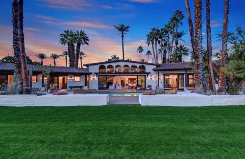 Indian Wells House | New 2 Acre Private Estate - Tennis Court, Pool/Spa, Orchards, Amazing Mtn Views