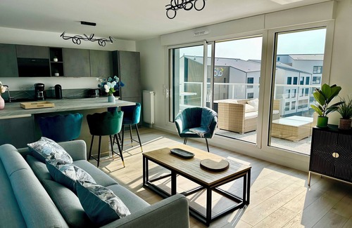 Parame Apartment | NEW 2 bedroom apartment with terrace saint Malo