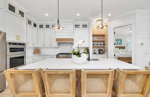 Demere Park House | NEW! 5-bedroom home with pool on St. Simons Island. Walking distance to beach!