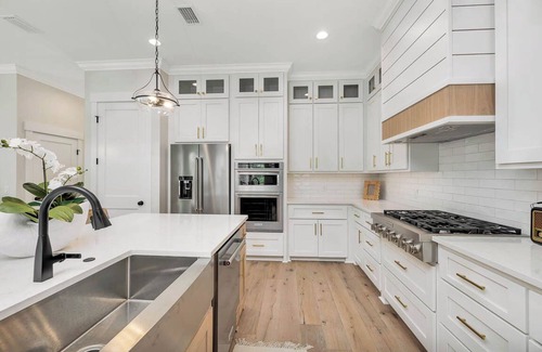 Demere Park House | NEW! 5-bedroom home with pool on St. Simons Island. Walking distance to beach!
