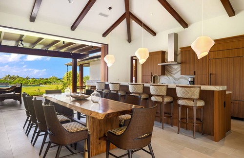 Poipu House | New 5 BR Ocean View Luxury Home w Pool, Fire pit, Spa