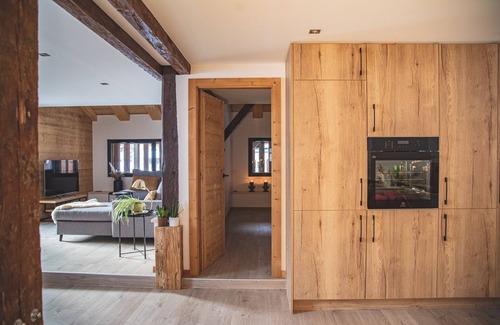 La Clusaz Apartment | New and spacious duplex center, open view, south with large balcony