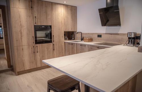 La Clusaz Apartment | New and spacious duplex center, open view, south with large balcony