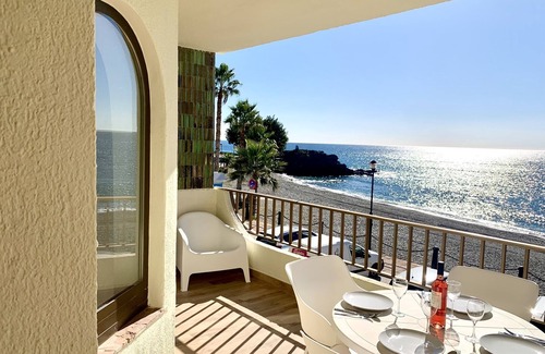 Almunecar Apartment | NEW Apartament With Large Terrace Just ON THE Beach W/Fast Internet