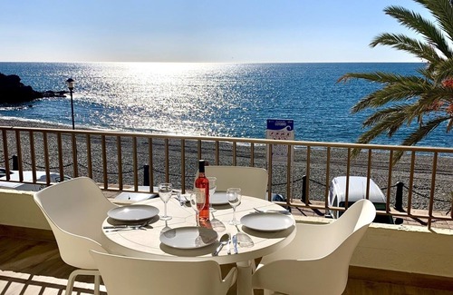 Almunecar Apartment | NEW Apartament With Large Terrace Just ON THE Beach W/Fast Internet