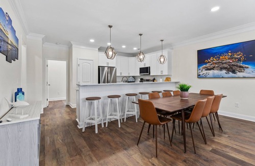 Garden City House | New Beach House with Private Saltwater Pool + Hot Tub! Quick Walk to Beach!