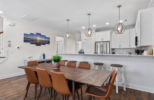 Garden City House | New Beach House with Private Saltwater Pool + Hot Tub! Quick Walk to Beach!
