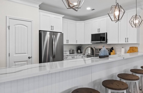 Garden City House | New Beach House with Private Saltwater Pool + Hot Tub! Quick Walk to Beach!