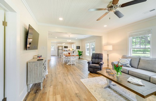 New Bern House | New Bern Vacation Rental on Farm w/Fire Pit!