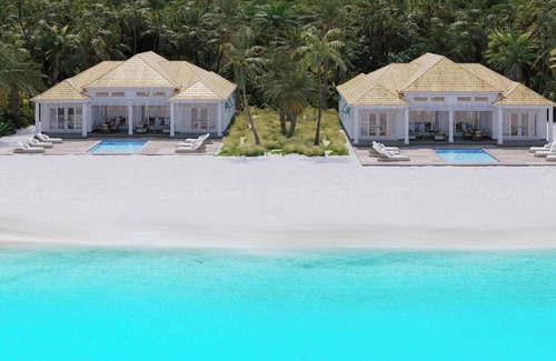 Great Exuma Villa | NEW BluWakes Luxury 10 Bedroom, Beachfront, Pool, Family, Grou