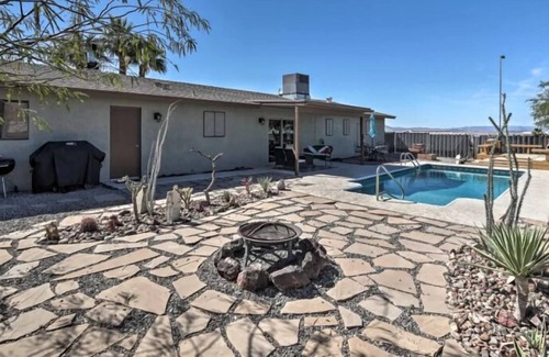 Lake Havasu City House | NEW! Bright Lake Havasu Pool Home w/ Lake View!