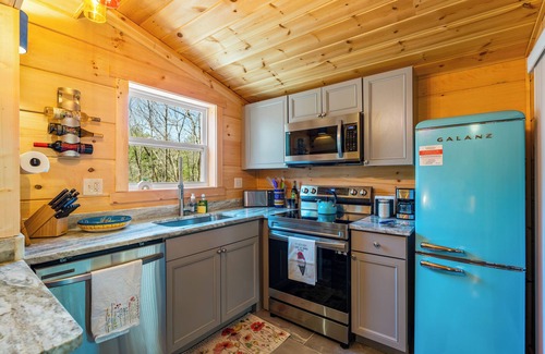 Swannanoa Cabin | NEW Cabin 15 min to Asheville with Blue Mountain Views!