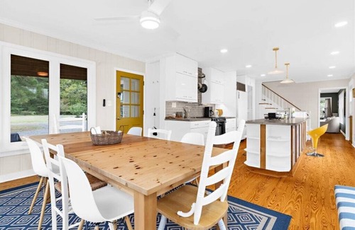 Cambridge House | NEW! Cattail Cove: Waterfront Retreat w/Guest House, Hot Tub, Pool,Fire Pit,Dock