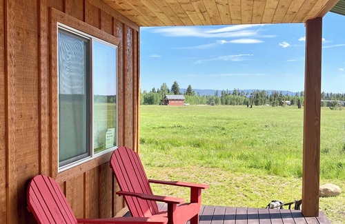 Island Park Cabin | New Centennial Chalet Cabin near Yellowstone with Teton Vuews!