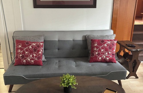 New Glasgow Apartment | New Cozy, a one-bedroom apartment with its own entrance, and loft bedroom.
