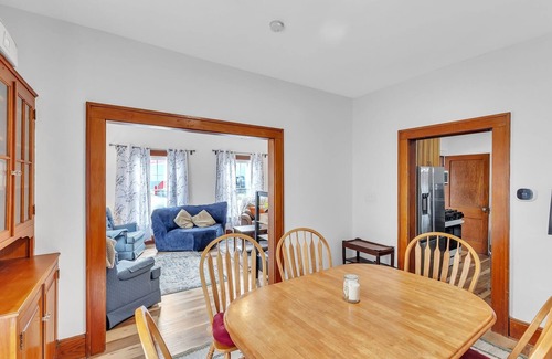 Garfield Heights House | NEW! Cozy Getaway with Hot Tub, Patio & Fenced Yard