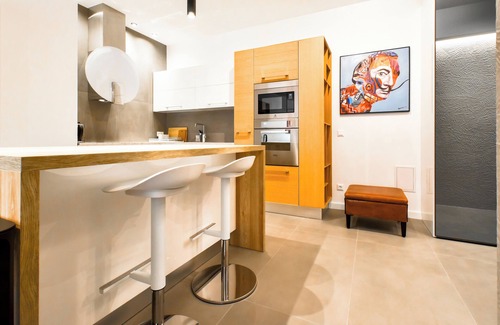 Vitosha District Condo | New Designer Apt | Gated Parking, EV Charger, Patio