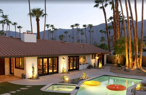 Sonora Sunrise House | NEW! Designer Luxe Modern Home Saltwater Pool/Spa Mtn Views - South Palm Springs