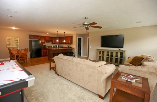 Lakeside Estates House | New Double Decker Dock with slide on quiet cove near jumping bridge!