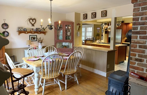 New Marlborough House | New England Family Home with Hot Tub and Pool