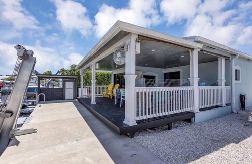 Key Largo Village House | New Ground Level 3 bedroom waterfront house with Dock