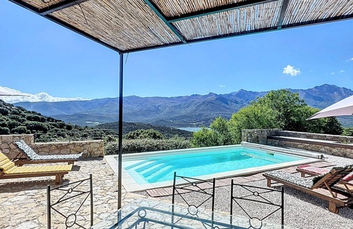 Santa-Reparata-di-Balagna House | NEW HOUSE WITH HEATED POOL VIEW ON THE BARAGE and Ile Rousse