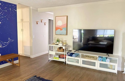 Mira Costa Apartment | NEW & IMPROVED The North Star/LiveWork/MinutestoBeach/Gym/Pool/Balcony