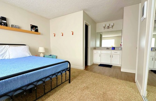 Mira Costa Apartment | NEW & IMPROVED The North Star/LiveWork/MinutestoBeach/Gym/Pool/Balcony