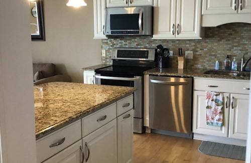 Geneva-on-the-Lake Condo | New-Lakefront Condo Lake Erie Vista 107-3BR/2BA Private beach/balcony-SPIRE