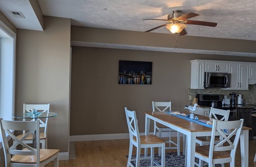 Geneva-on-the-Lake Condo | New-Lakefront Condo Lake Erie Vista 107-3BR/2BA Private beach/balcony-SPIRE