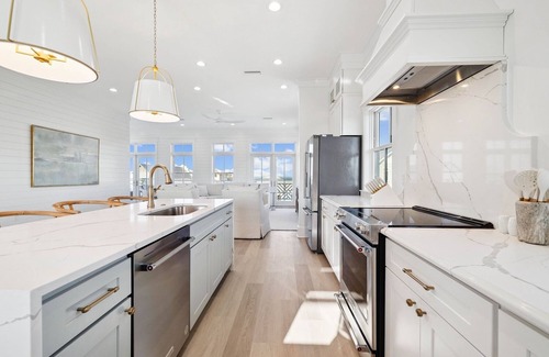 Cape San Blas House | New Listing! Bay Views! Beach Access! Garage! Outdoor Shower! Balconies!
