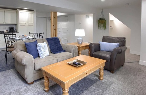 West Bountiful Apartment | New Listing! Cute Basement, Workstation, Bunk Room, Laundry, Covered Garage, Near Walking Bike Trail