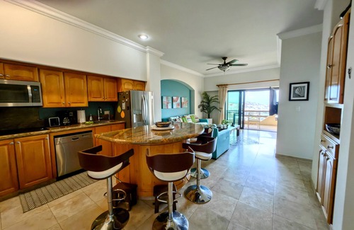 Los Cabos Condo | New Listing Expansive Ocean Views From Living Room and Bedroom + Cooks Kitchenn