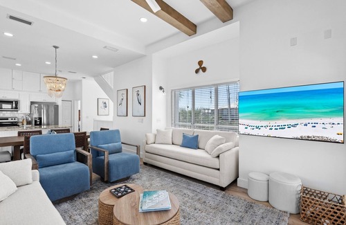 Dune Allen Beach Apartment | New Listing! Gulf and Lake Views! Private Dock! Beach Access Just Across the Street! Bikes!