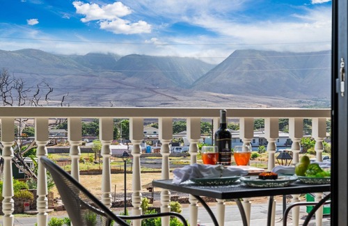 Historic Lahaina Front Street Condo | New Listing! Modern Oceanfront studio, sunset bliss
