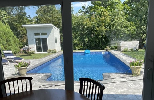Remsenburg House | NEW LISTING Walk to the Bay Newly Renovated Home with Heated Saltwater Pool