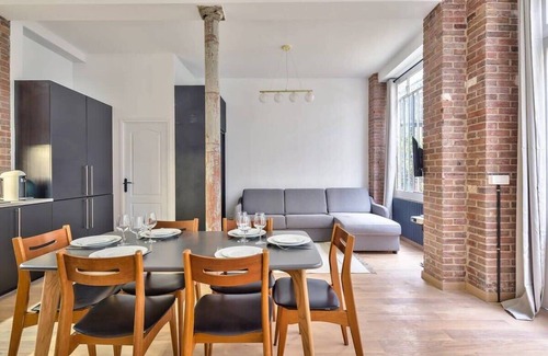 Quartier de la Porte-Saint-Denis Apartment | NEW Loft Apt in the Heart of Paris - An Ecoloflat