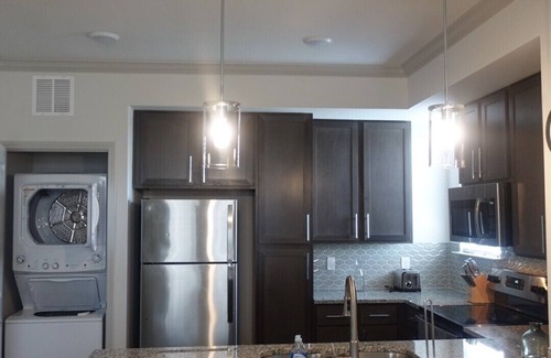 Barker House | NEW! Luxe 1 Bedroom Townhome | balcony | pool | free parking