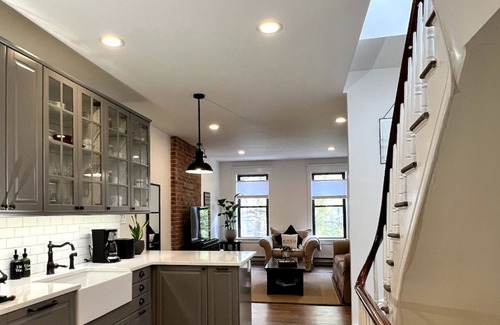 Hoboken Apartment | NEW! Luxury 1-bedroom duplex - 10 min to NYC/Times Square