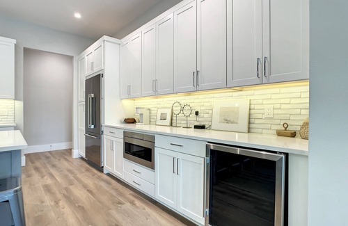 New Smyrna Beach House | New Luxury Duplex, Private Pool, Walk to Flagler