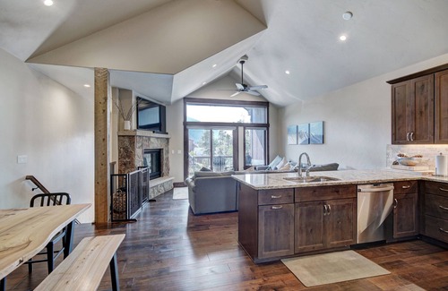 Mountain House Condo | NEW! Luxury Home - Sleeps 10 - Fireplace & Mountain View